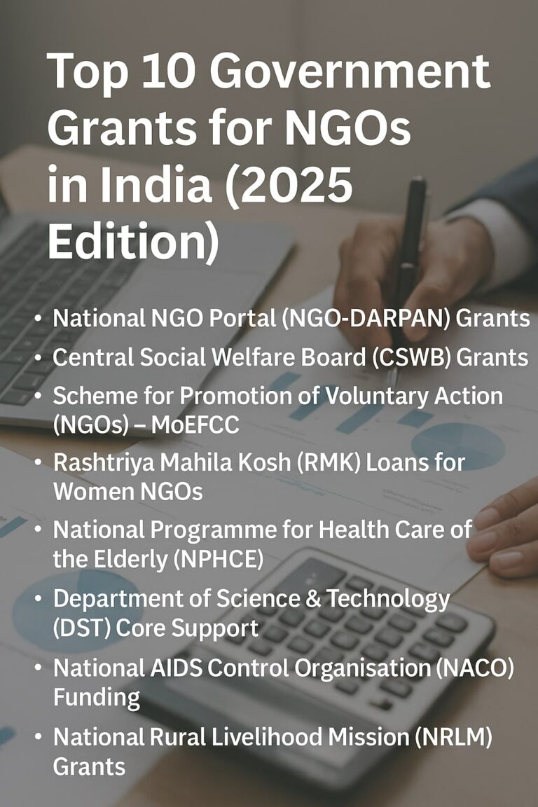 Top 10 Government Grants for NGOs in India 2025 – Fundraising Ideas for ...