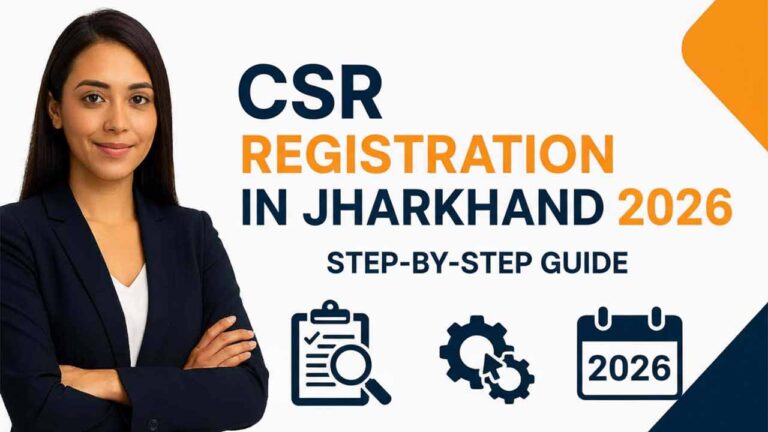 CSR Registration in Jharkhand 2026