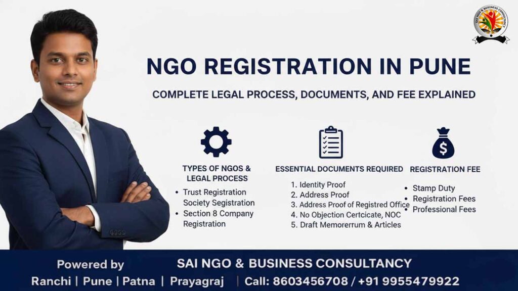 NGO Registration in Pune 2026, Complete Legal Process, Documents, and Fee
