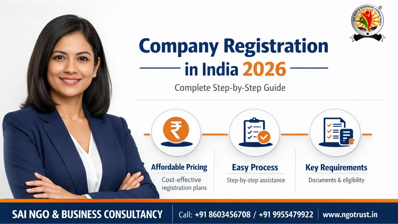 Company Registration in India 2026 – Complete Step-by-Step Guide
