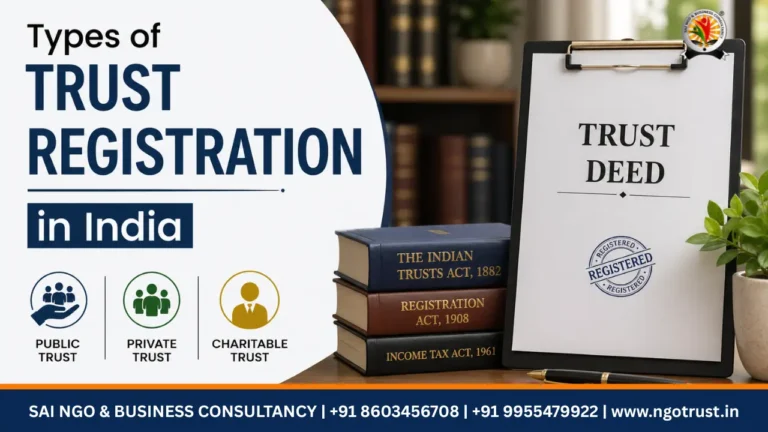 types of trust registration in India