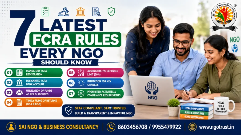 7 Latest FCRA Rules Every NGO Should Know