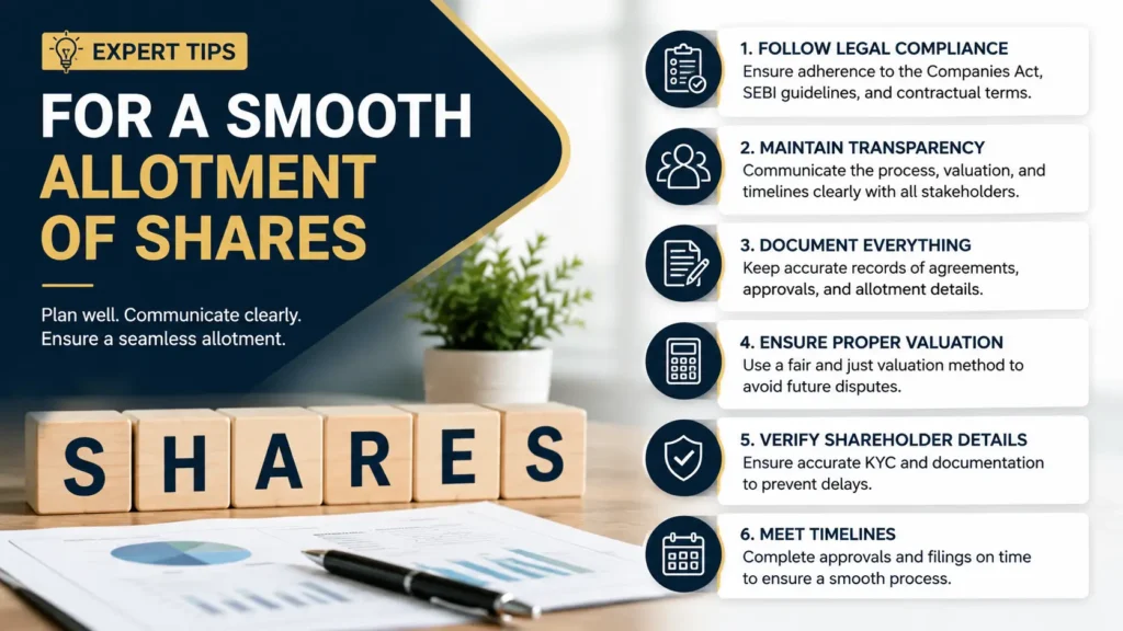Expert Tips for a Smooth Allotment of Shares