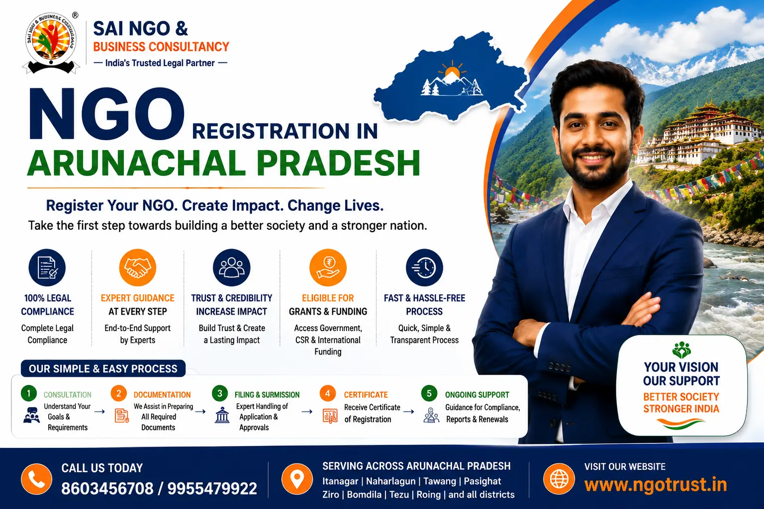 NGO Registration in Arunachal Pradesh Step by Step Guide