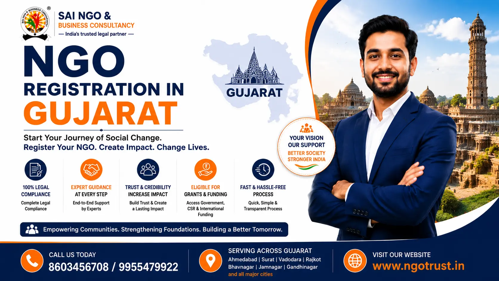 NGO Registration in Gujarat Complete Step-by-Step Guide