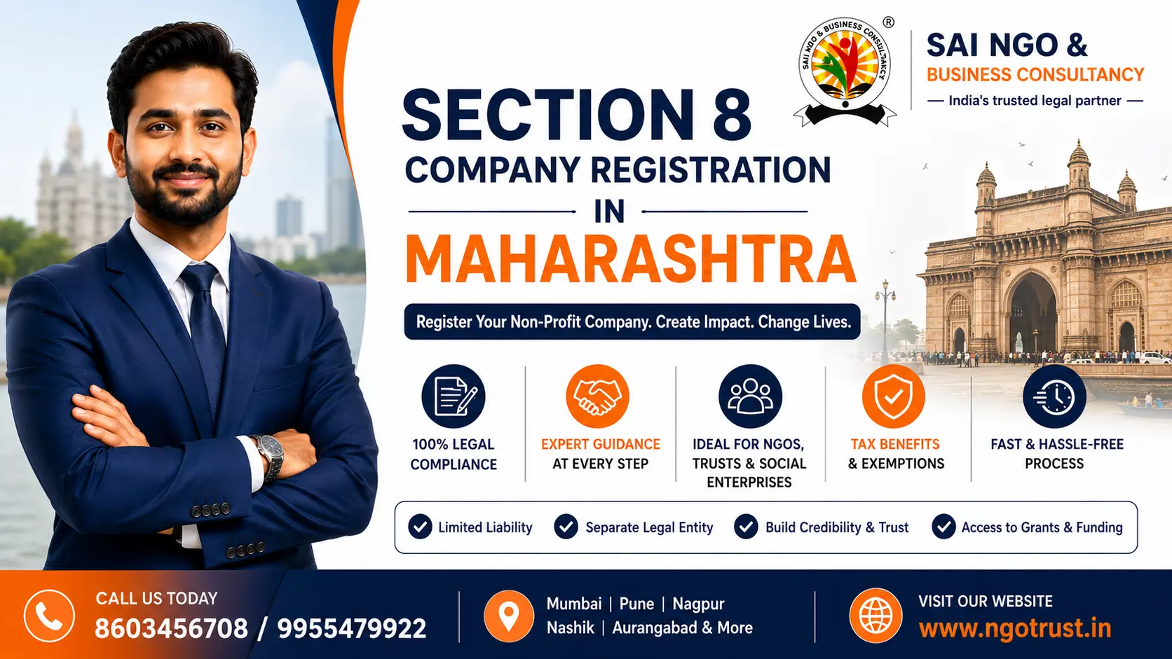 Section 8 Company Registration in Maharashtra Step-by-Step Guide