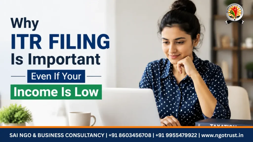 Why ITR Filing Is Important Even If Your Income Is Low1