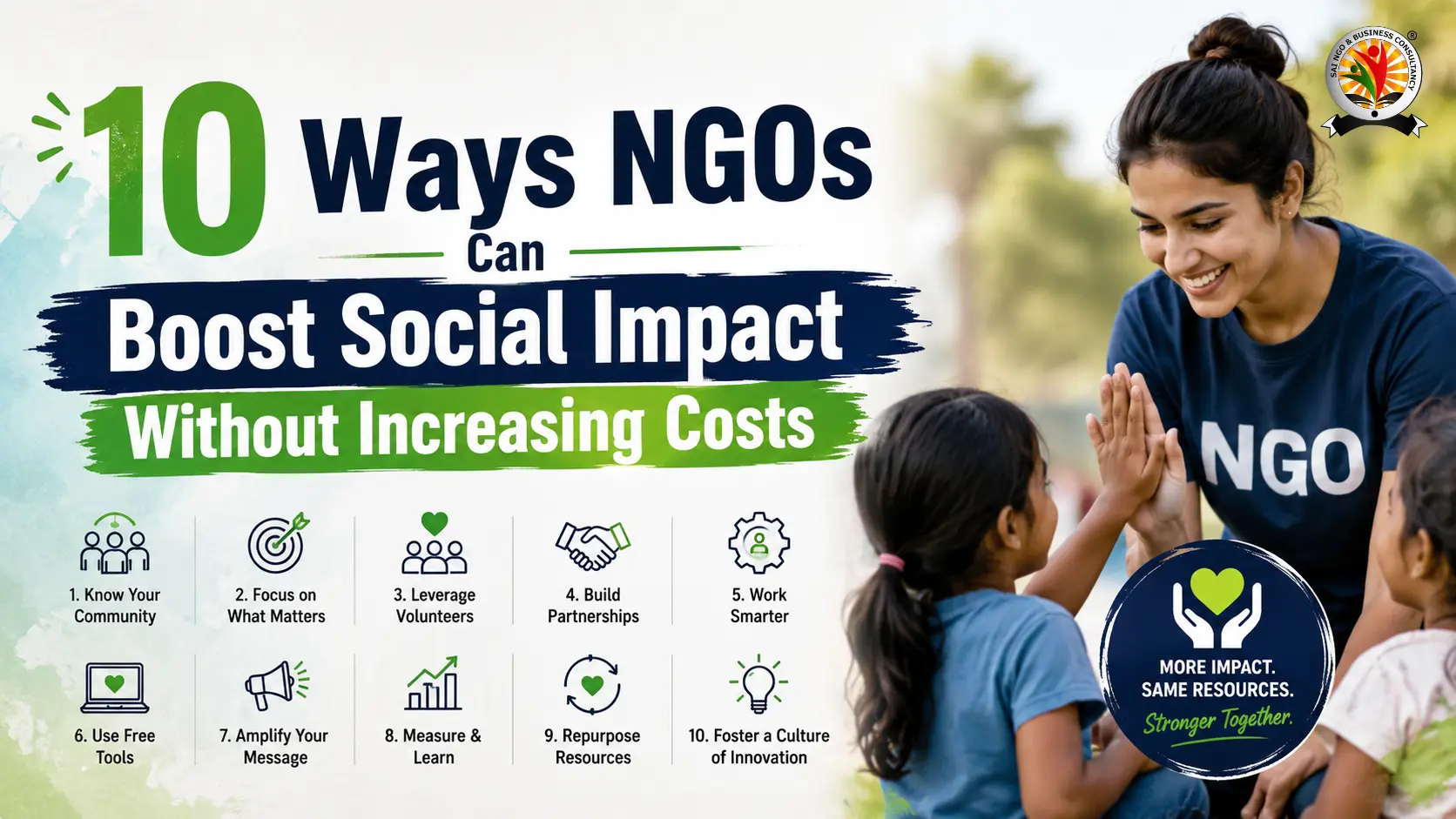 10 Ways NGOs Can Boost Social Impact Without Increasing Costs