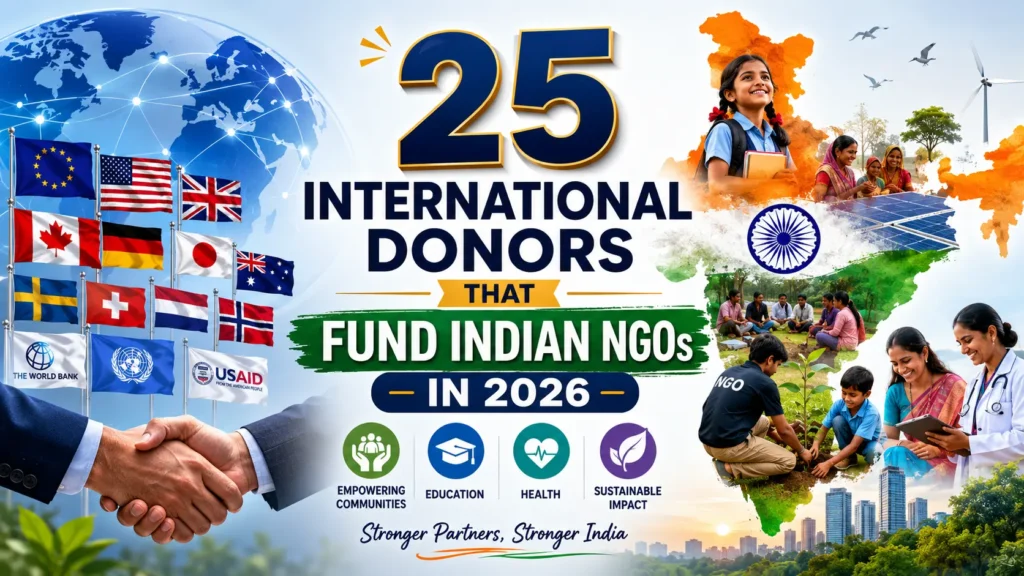 25 International Donors That Fund Indian NGOs in 2026