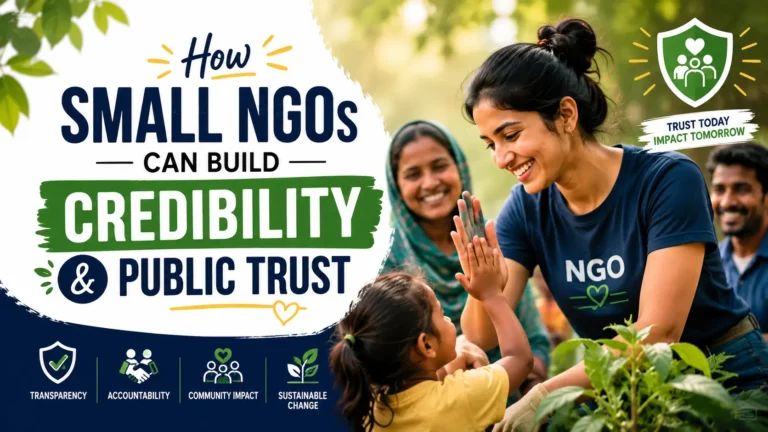 How Small NGOs Can Build Credibility and Public Trust