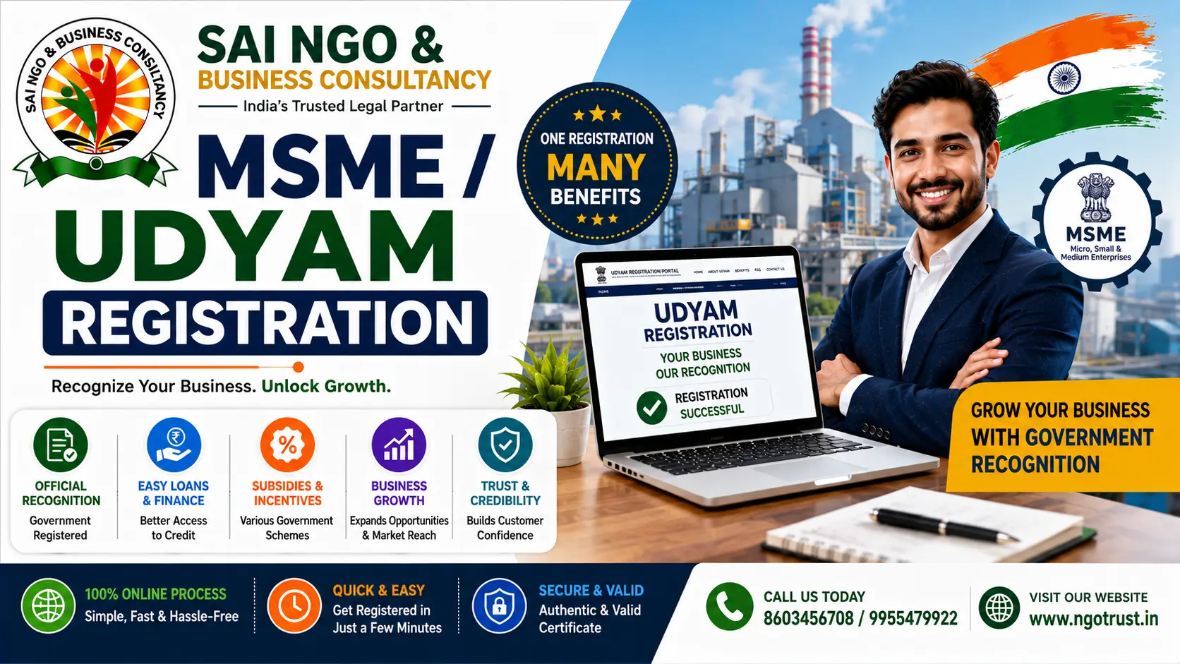 Online MSME : Udyam Registration in India Step-by-Step Guide