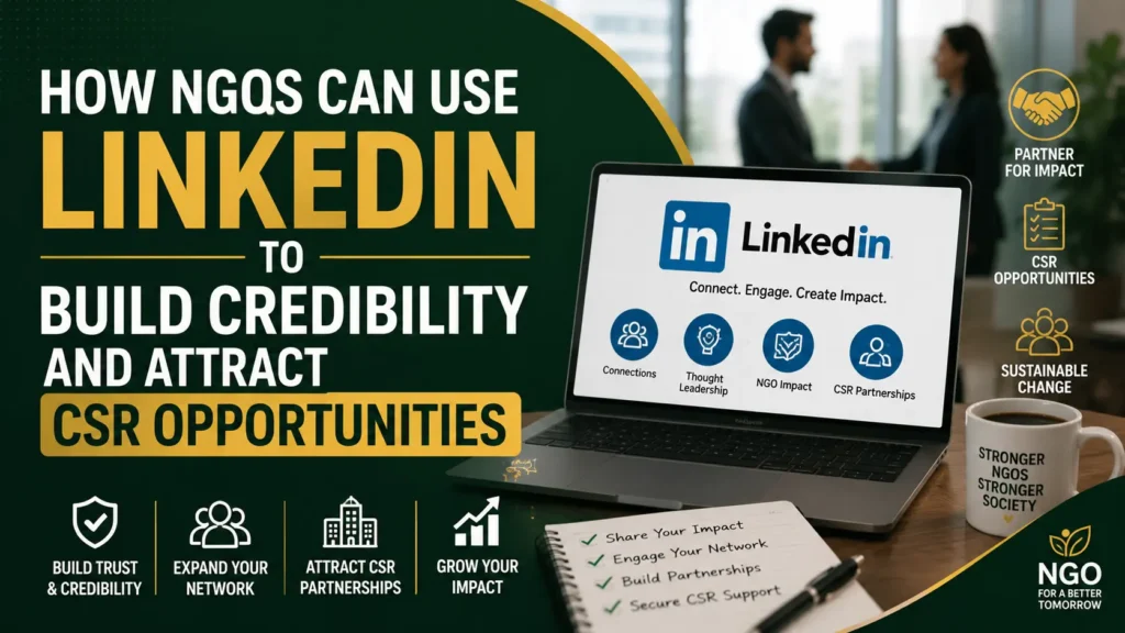 How NGOs Can Use LinkedIn to Build Credibility and Attract CSR Opportunities