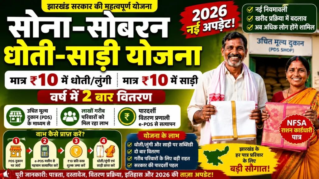 Jharkhand Sona Sobaran Yojana 2026 Full Details, Benefits & Distribution Process