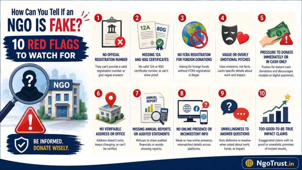 10 Red Flags to Spot a Fake NGO Before You Donate2