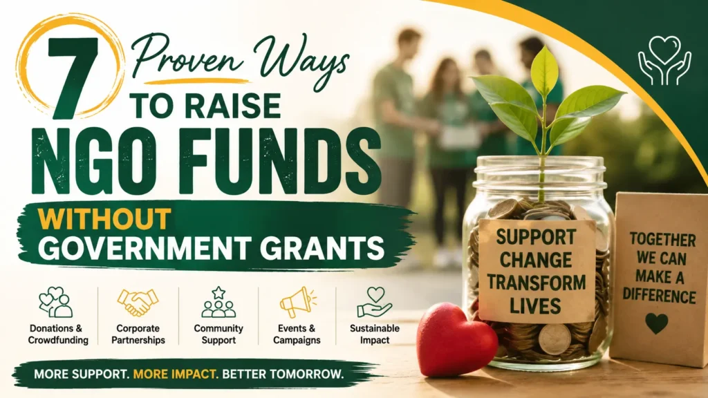 7 Proven Ways to Raise NGO Funds Without Government Grants
