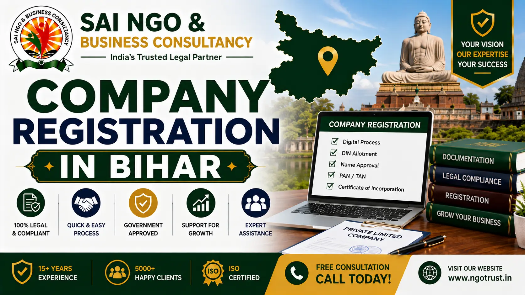 Company Registration in Bihar Step-by-Step Guide