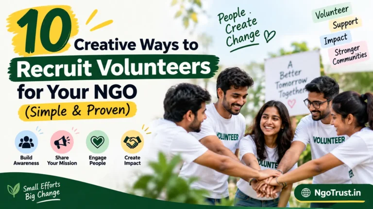 10 Creative Ways to Recruit Volunteers for Your NGO (Simple & Proven)