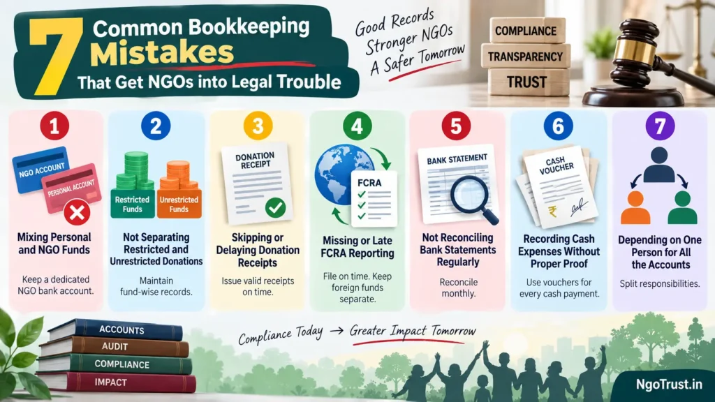 7 Common Bookkeeping Mistakes That Get NGOs into Legal Trouble1