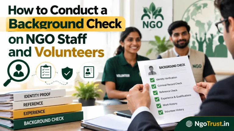 How to Conduct a Background Check on NGO Staff and Volunteers1