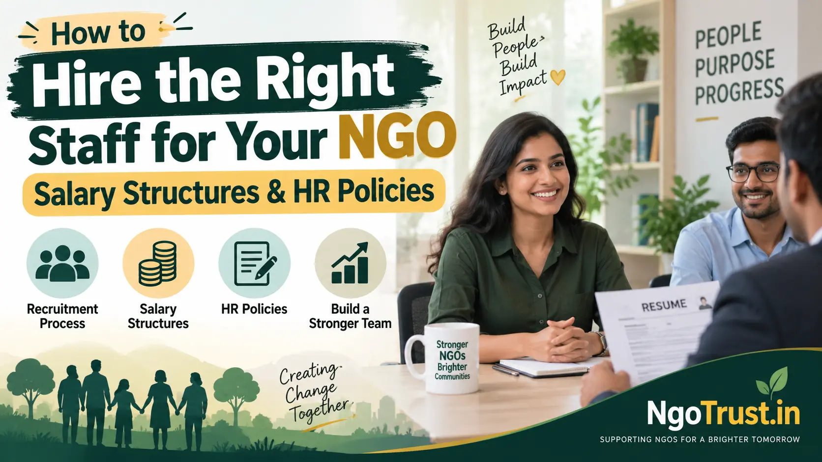 How to Hire the Right Staff for Your NGO: Salary Structures & HR Policies
