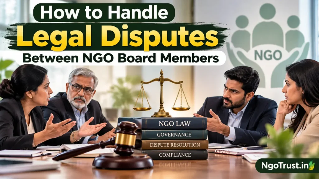 How to Handle Legal Disputes Between NGO Board Members1