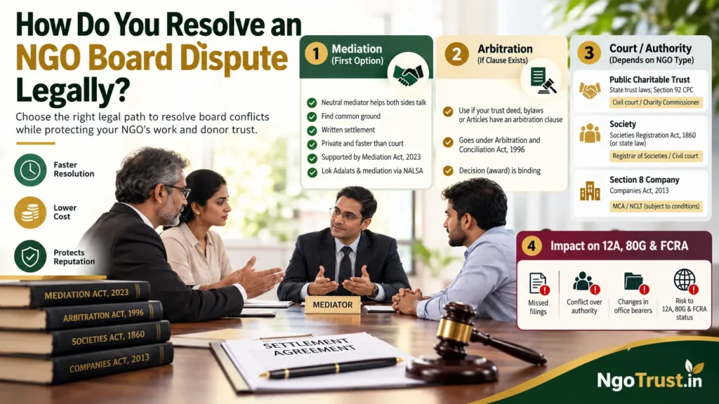 How to Handle Legal Disputes Between NGO Board Members3
